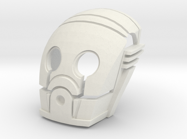 Kanohi Hup, Mask of Rebounding in White Natural Versatile Plastic