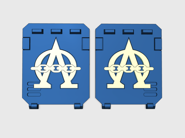 Alpha Omega : Standard APC Side Doors in Tan Fine Detail Plastic