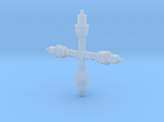Safety Valves,  3 Inch in Smooth Fine Detail Plastic: 1:29