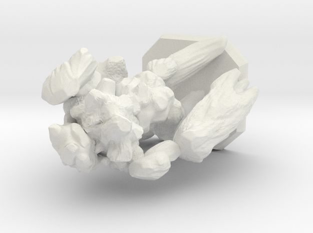 earth elemental miniature in White Natural Versatile Plastic