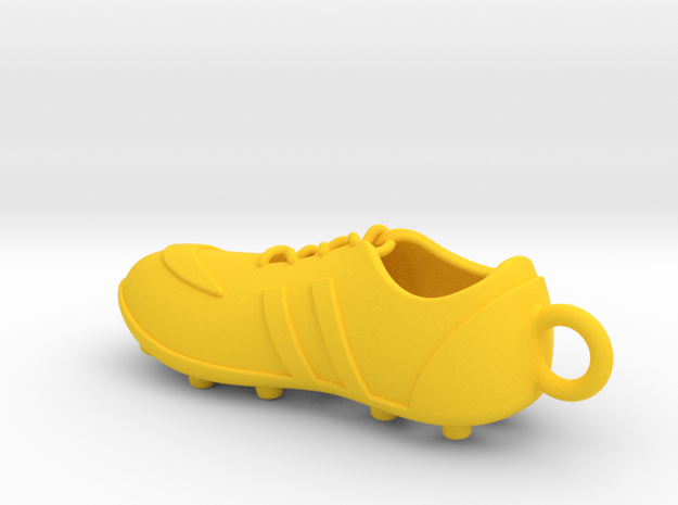 Soccer Shoe 2201161735 in Yellow Processed Versatile Plastic