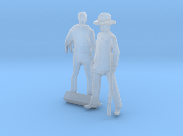HO Scale Old West Figures in Tan Fine Detail Plastic