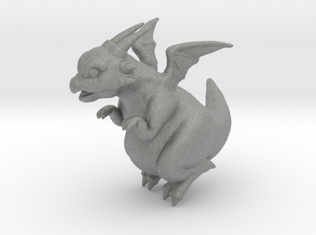 DBZ Icarus Hire Dragon miniature model fantasy dnd in Gray PA12