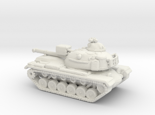 ARVN M48 Patton Rail Load white plastic 1:160 scal in White Natural Versatile Plastic