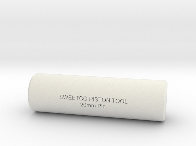 SWEETCO Piston Pin Tool 20mm - 68mm Long in White Natural Versatile Plastic