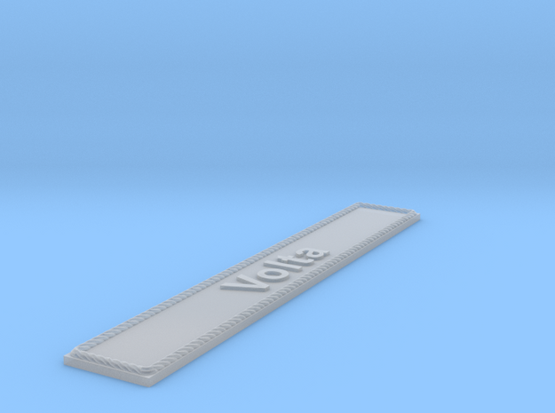 Nameplate Volta in Smoothest Fine Detail Plastic
