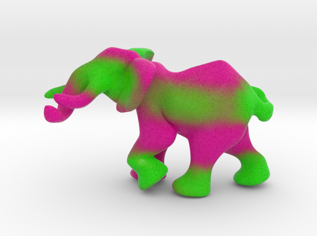 Elephant 4" tall in Full Color Sandstone