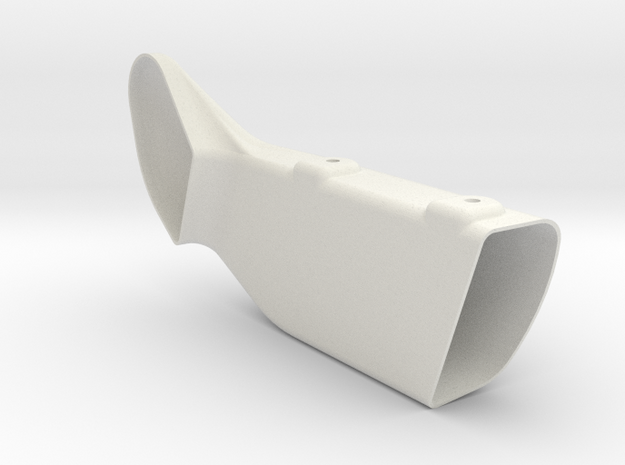 Cagiva Elefant Cylinder Cool Air Tube in White Natural Versatile Plastic