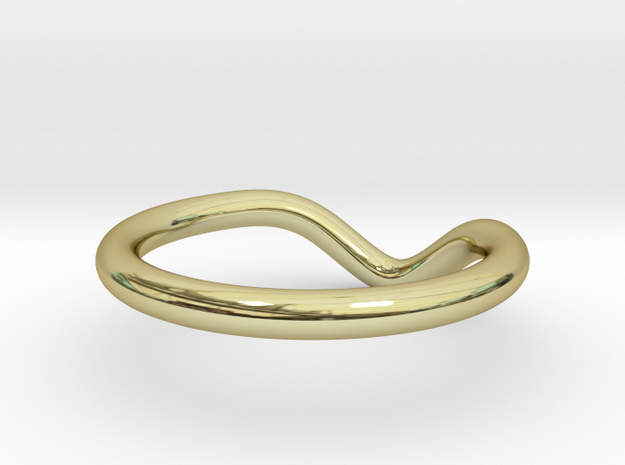 Stack Ring 01 in 18k Gold Plated Brass: 3 / 44