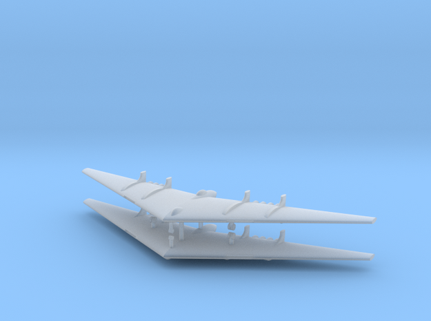 1/700 Northrop YB-49 Flying Wing (x2) in Tan Fine Detail Plastic