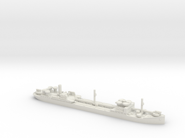 USS Ramapo 1/1800 in White Natural Versatile Plastic