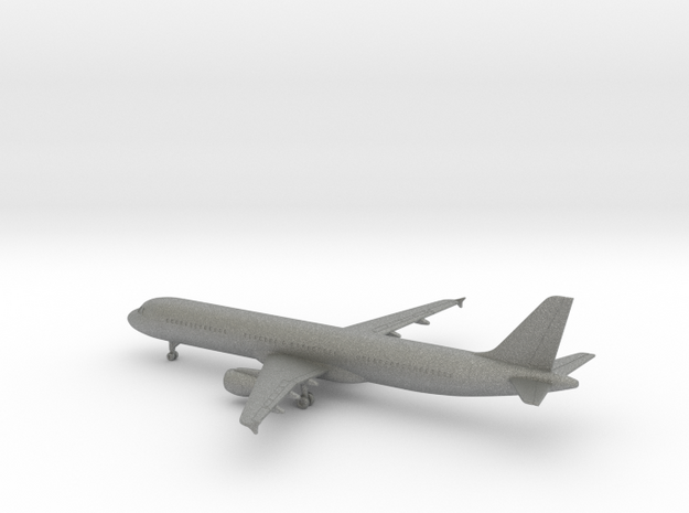Airbus A321 in Gray PA12: 1:400