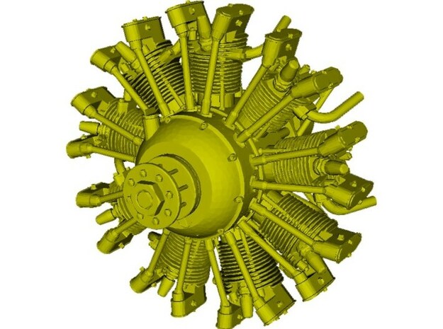 1/72 scale Wright J-5 Whirlwind R-790 engine x 1