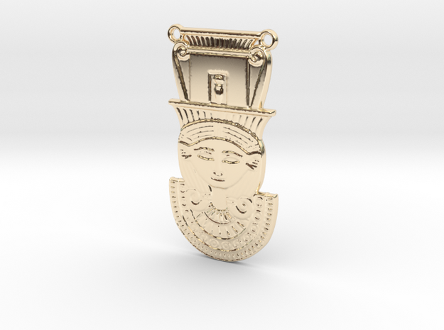 Hathoric Aegis in 14k Gold Plated Brass