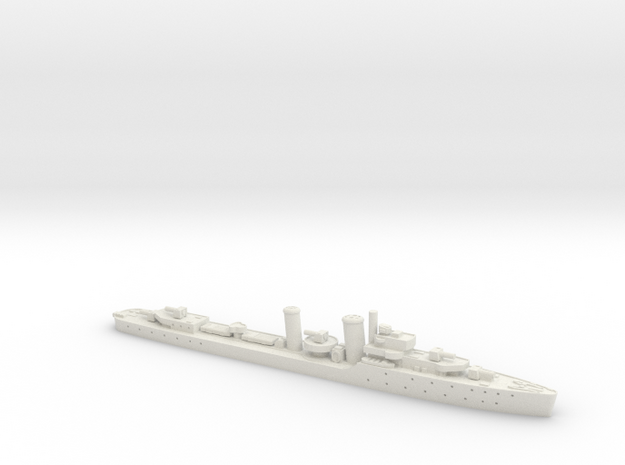 HMS Faulknor 1/700 in White Natural Versatile Plastic