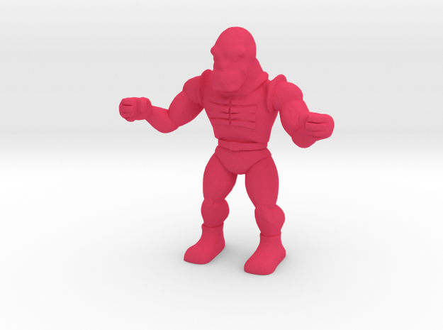 Quest Muscle Man/Keshi in Pink Processed Versatile Plastic