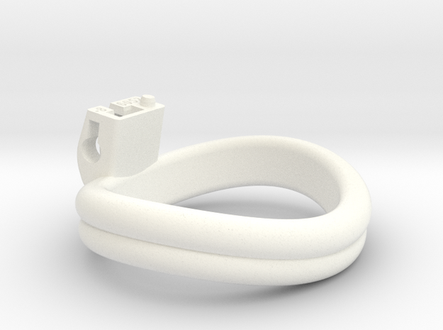 Cherry Keeper Ring G2 - 60x52mm Double -8° ~56.1mm in White Processed Versatile Plastic