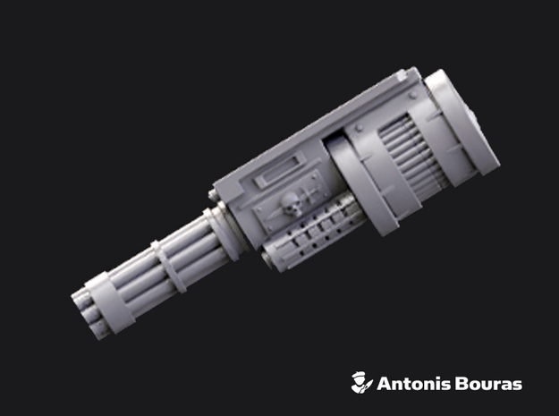 Eternus Assault Armor : Gatling Cannon in Tan Fine Detail Plastic