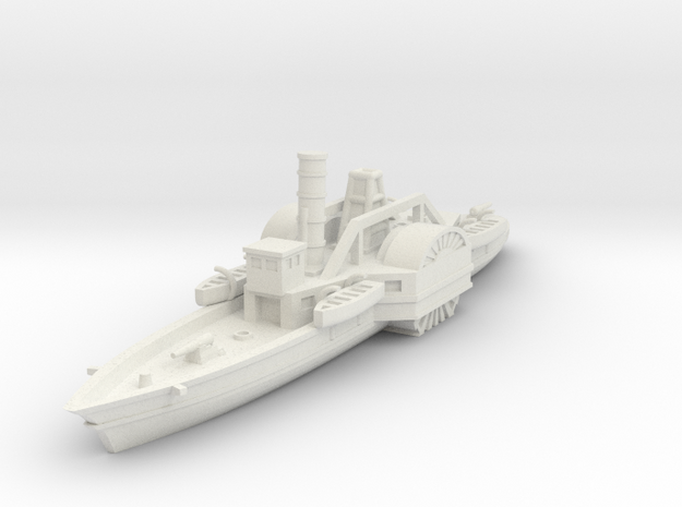 1/600 USS Hetzel  in White Natural Versatile Plastic