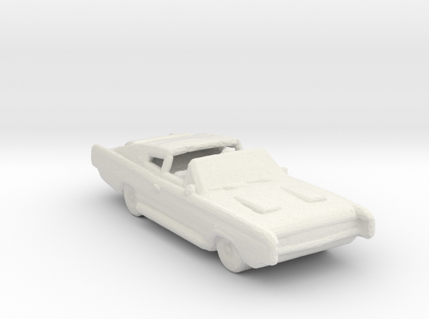 1967 Dodge Charger Thunder Charger 1:160 scale whi in White Natural Versatile Plastic