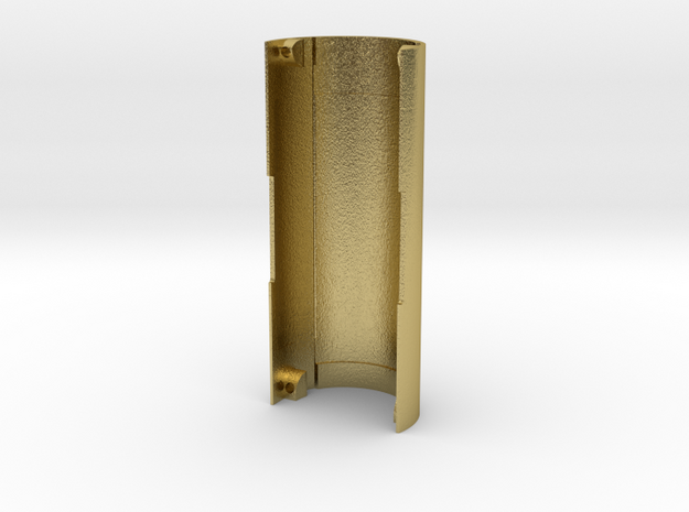 Master Sentinel Battery Cover in Natural Brass