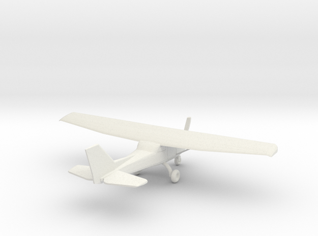 Cessna 172 - HOscale in White Natural Versatile Plastic
