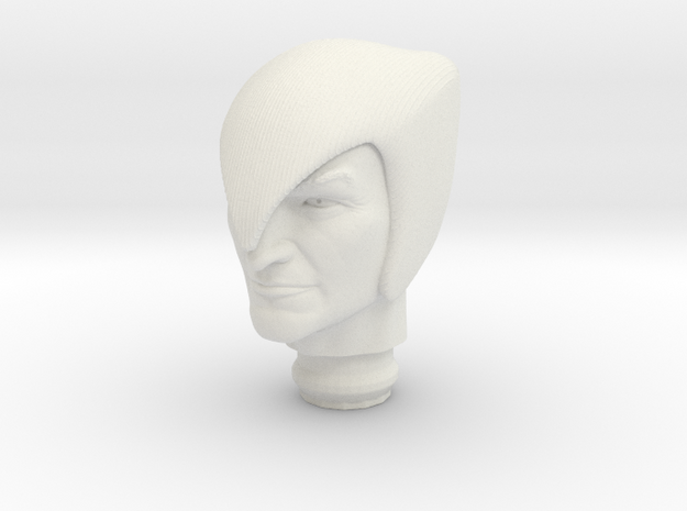 Mego The Vulture Helmet V1 1:9 Scale Head in White Natural Versatile Plastic