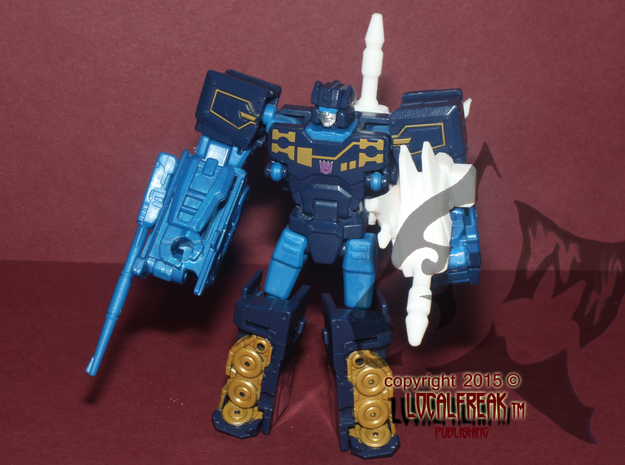 Titans Return Frenzy or Rumble G1 Style Weapons in White Natural Versatile Plastic