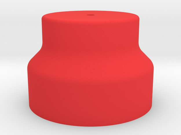 Mid Century Modern Bumlings Pendant Light in Red Processed Versatile Plastic