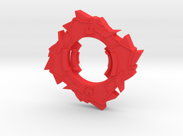 Beyblade Agrios | Bakuten Attack Ring in Red Processed Versatile Plastic