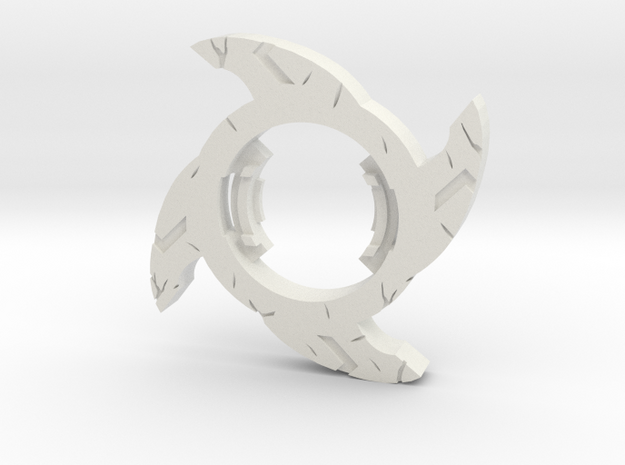 Beyblade Dragoon S Prototype-2 | Anime Attack Ring in White Natural Versatile Plastic