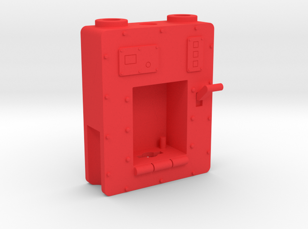 Storage Facility - Cabinet in Red Processed Versatile Plastic