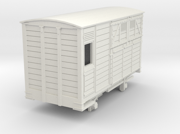 a-td-76-tralee-dingle-horsebox in White Natural Versatile Plastic