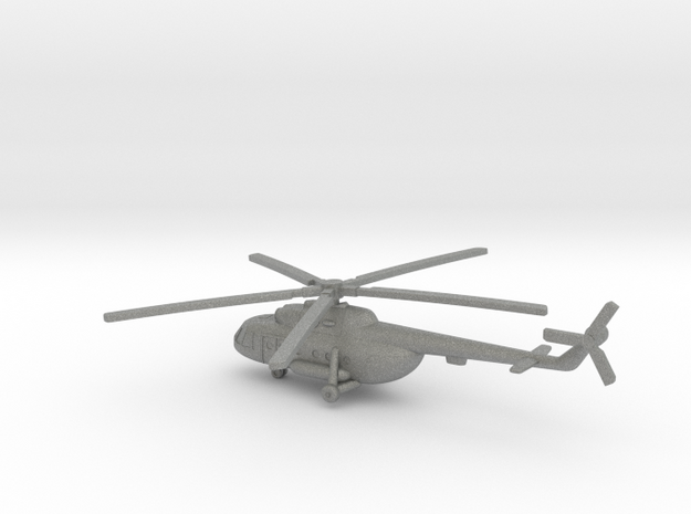 Mil Mi-17 Hip in Gray PA12: 1:250