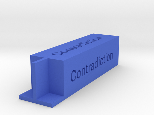 Debaticons - 14. Contradiction in Blue Processed Versatile Plastic