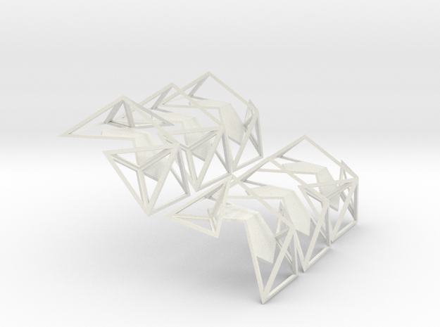 Icosahedrik in White Natural Versatile Plastic