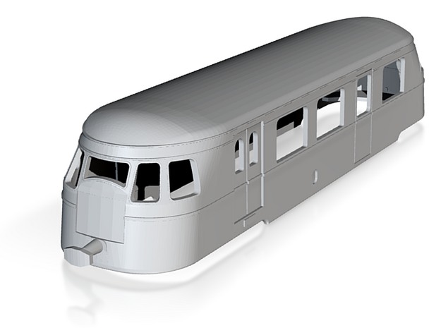 bl160fs-billard-a80d-railcar in Tan Fine Detail Plastic
