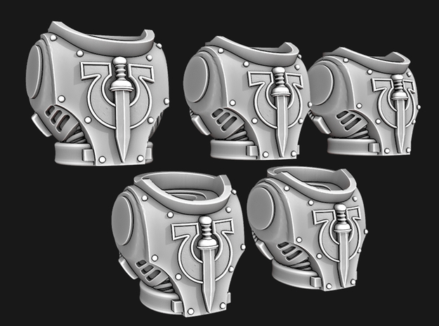 5x Prime Xeno War Torsos in Tan Fine Detail Plastic