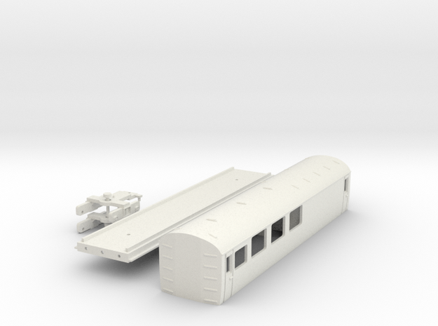 S1 Express Dining Coach Bachmann in White Natural Versatile Plastic
