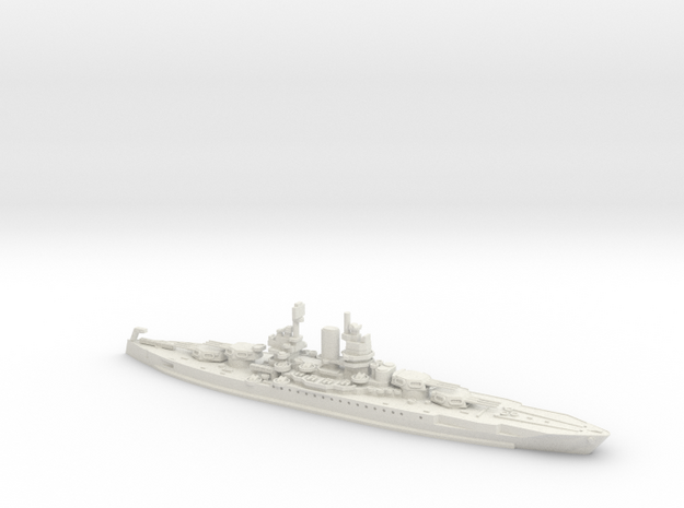 USS Mississippi 1/600 in White Natural Versatile Plastic