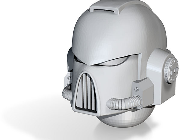 Astartes Mark VII Retributors Helmet 1/18 JoyToy in Tan Fine Detail Plastic