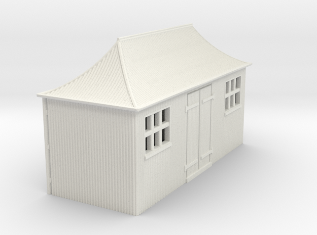 z-120-gwr-pagoda-shed-1 in White Natural Versatile Plastic