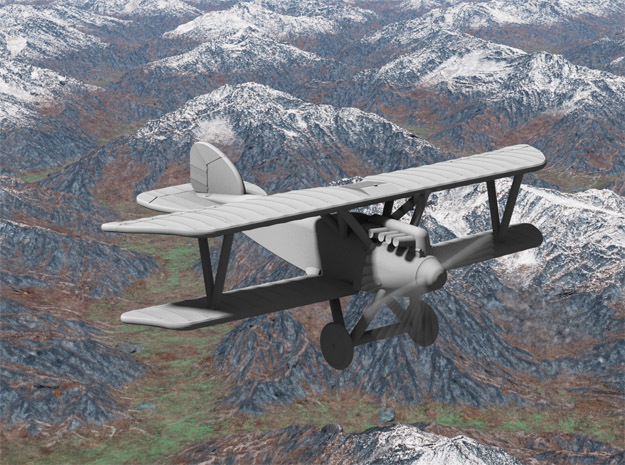 Albatros D.III Oeffag Series 153 early in Gray PA12: 1:144