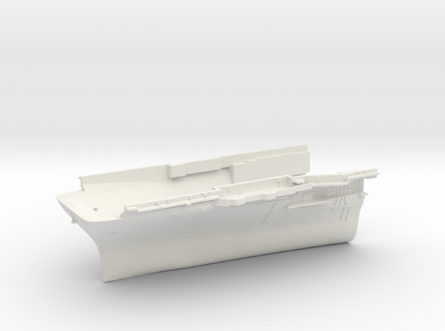1/700 CVA-38 USS Shangri-La Bow in White Natural Versatile Plastic