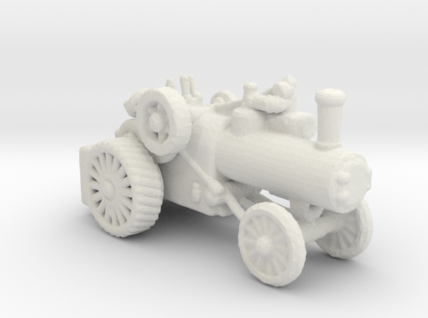 1911 Case Traction Engine 1:160 scale white only in White Natural Versatile Plastic