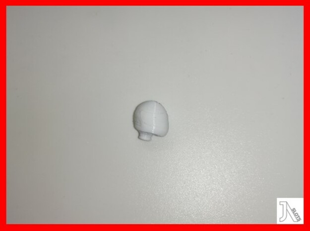 Helmet - 24 Scale x10 in White Natural Versatile Plastic