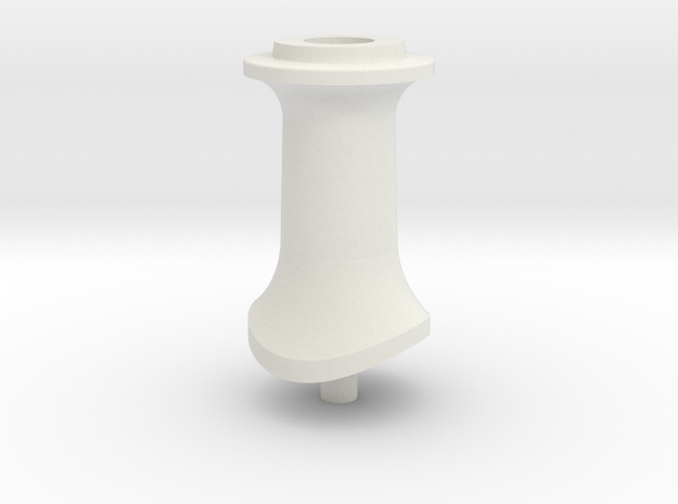 HO LBSCR E4 Tall Chimney in White Natural Versatile Plastic