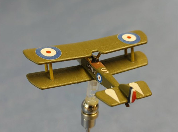 Sopwith Pup (various scales) in White Natural Versatile Plastic: 1:144