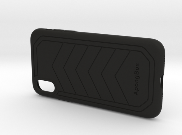 Iphone X Case in Black Natural Versatile Plastic