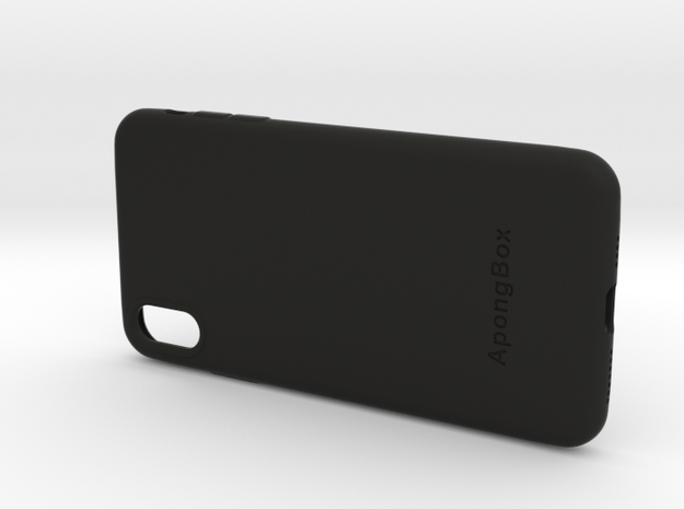 Iphone XS Max Case in Black Natural Versatile Plastic